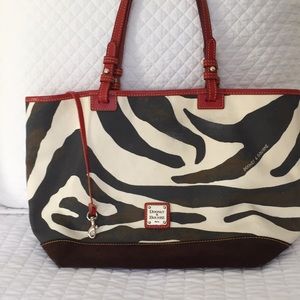Dooney $ Bourne Zebra Print Handbag